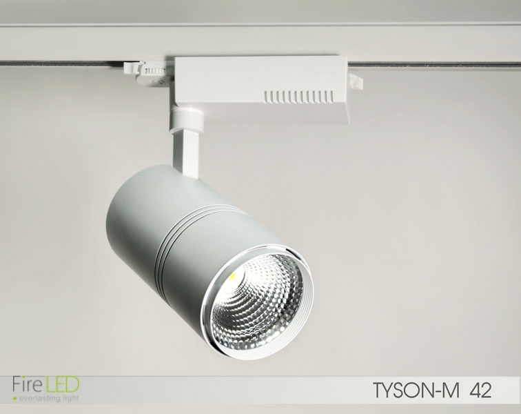 Светодиодный  трековый светильник FLED-TL 066-42 (ТАЙСОН-М42), фото 1